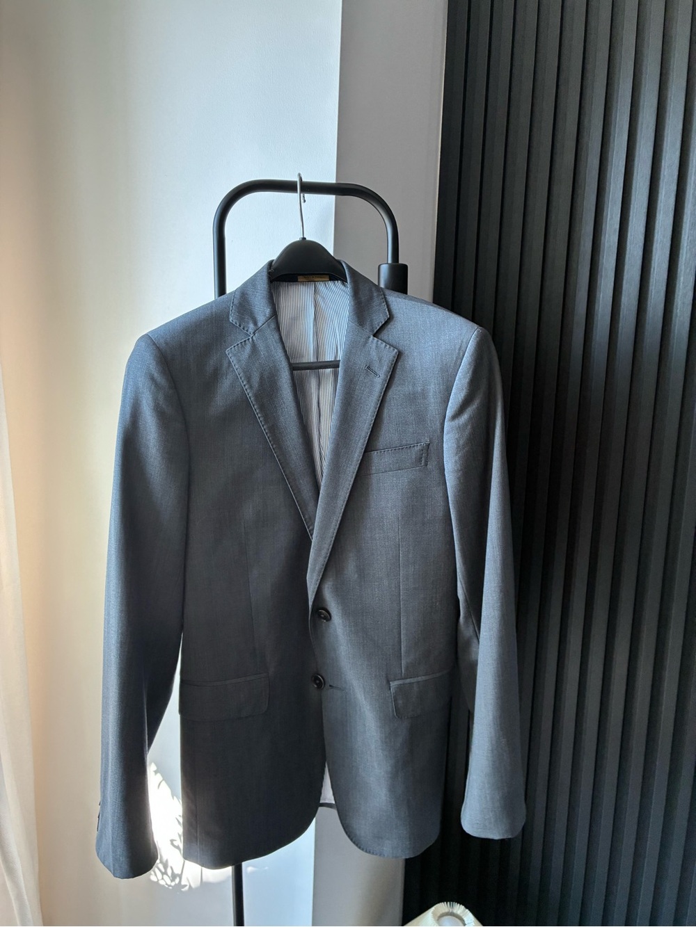Brooks Brothers Gray Men's Two-Button Blazer